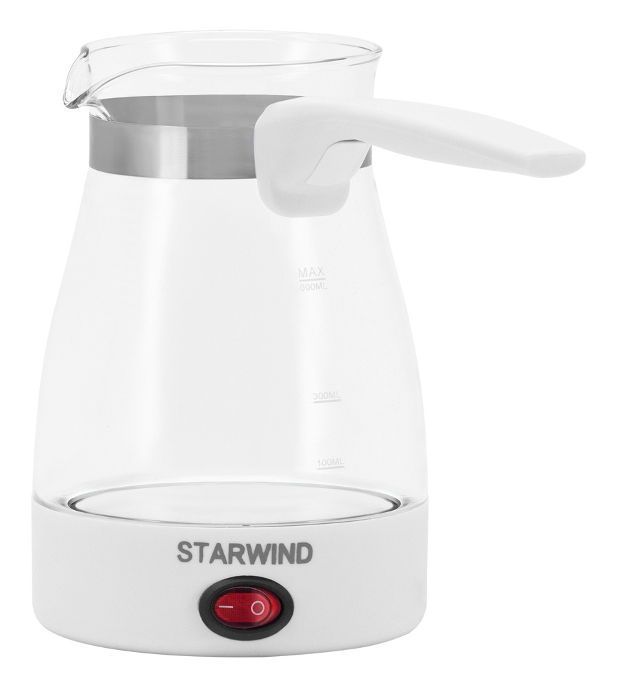 Турка электрическая Starwind STG6050 белая (600Вт, 600 мл)