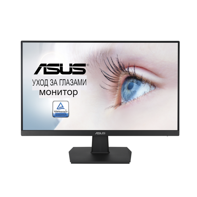 Монитор 23.6" Asus VA247HE black (VA, 1920x1080, 250cd/m, DVI, HDMI)