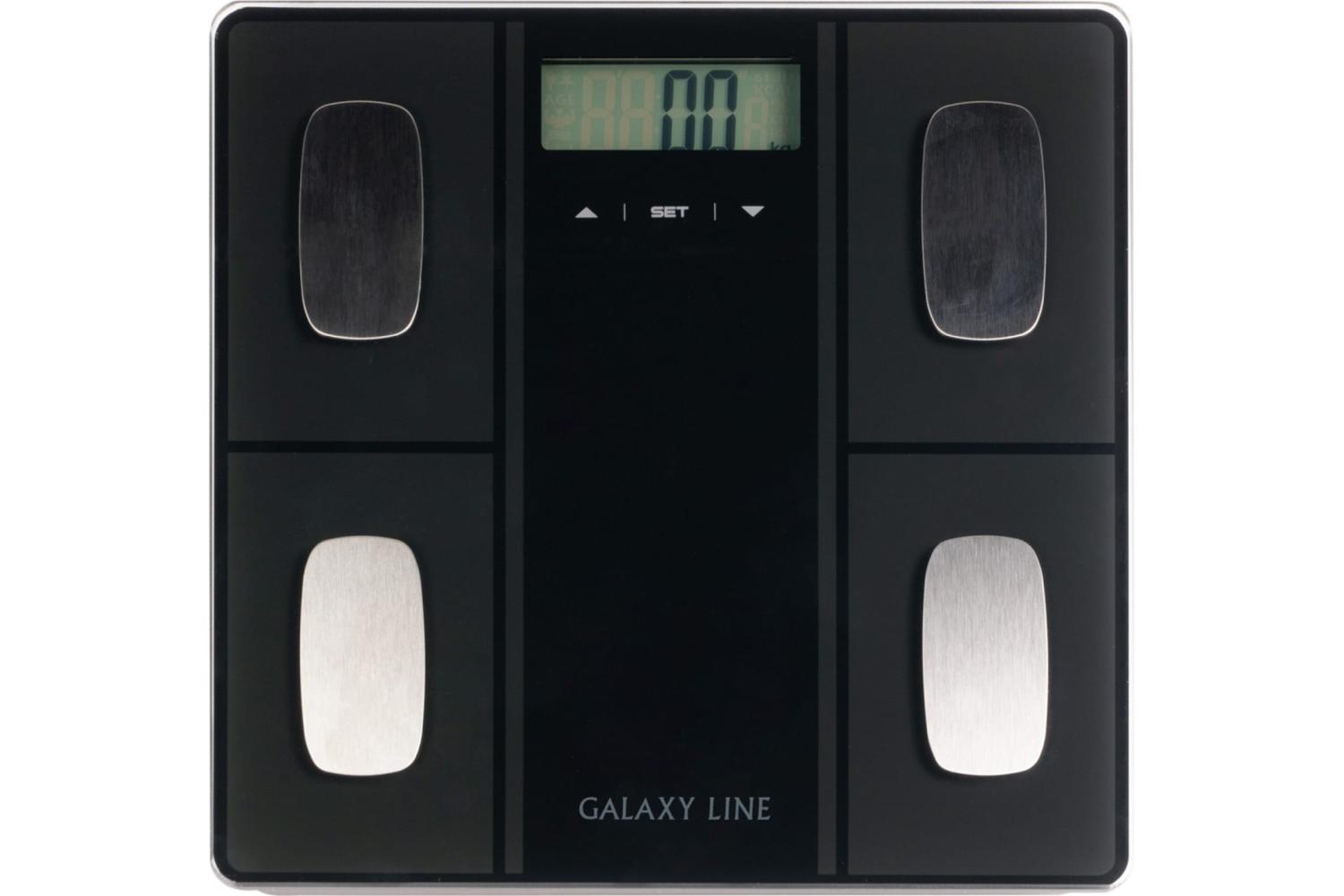Весы напольные электронные Galaxy LINE GL 4854 чёрные