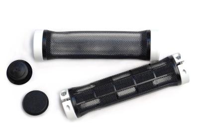 Грипсы MTB XH-G56B 125mm, резина,черно\коричневые