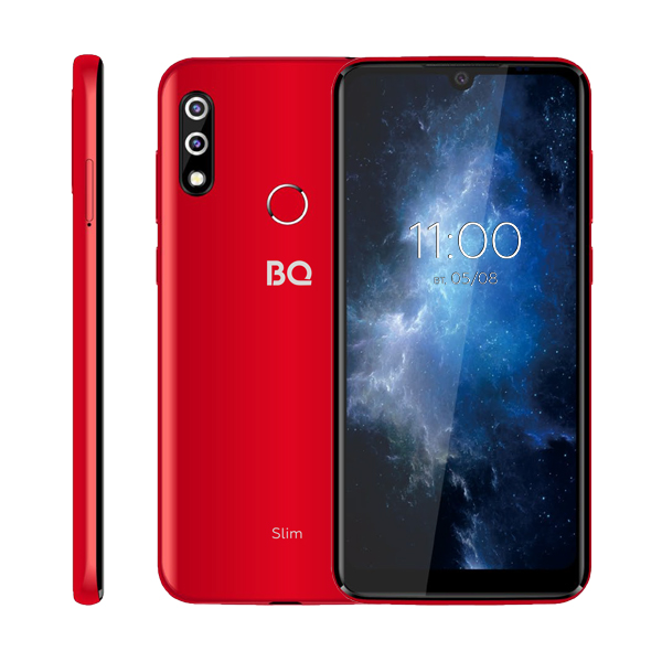 Смартфон BQ BQS-6061L Slim 2/16Gb красный <2SIM 4G 6.08" 4х2.0ГГц 1560х720 8/5+8Мп 3500mAh And11Go>