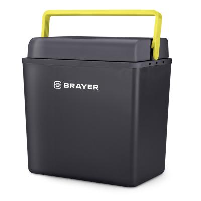 Автохолодильник Brayer 6331BR, 55 Вт, 20л, 24кг, нагрев до 50℃, охлад на 15℃ ниже окр,среды, AC/DC