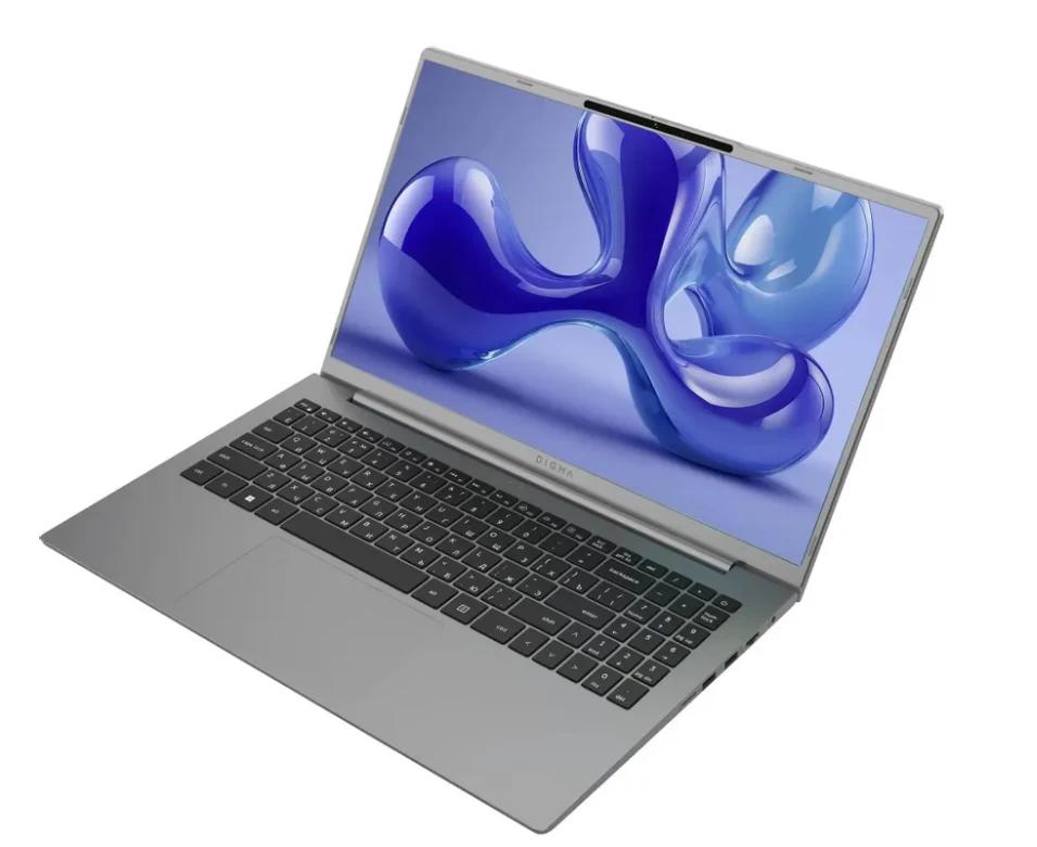 Ноутбук Digma Ascend Ryzen 5 7430U/16Gb/SSD512Gb/15.6"/IPS/FHD/W11H/grey