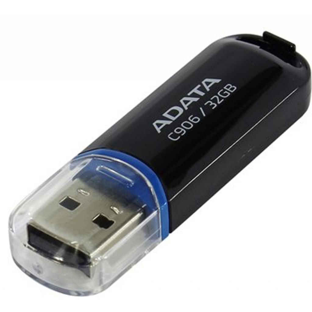 Флэш-память USB_ 32 GB A-DATA Classic C906, USB 2.0, Черный