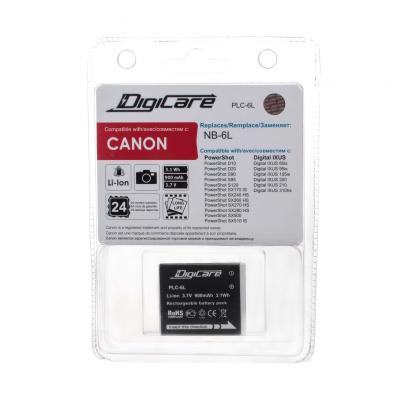 Аккумулятор DigiCare PLC-6L / NB-6L / PowerShot D20, SX240, SX260HS, SX270, SX280, IXUS 310,