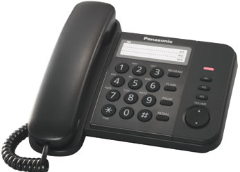 Телефон Panasonic KX-TS2352RUB Black