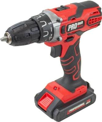 Аккумуляторный шуруповерт Edon PROtech PRO-21L2K (21В, 28Нм;2х2,0Ач Li-Ion,2скорости, пласт кейс)