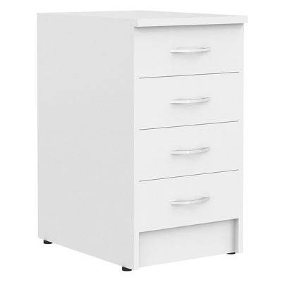 IMAGO Тумба приставная ТП-4 Белая 412*450*755 (Каркас ТП-4К1+Топ Т-4) 