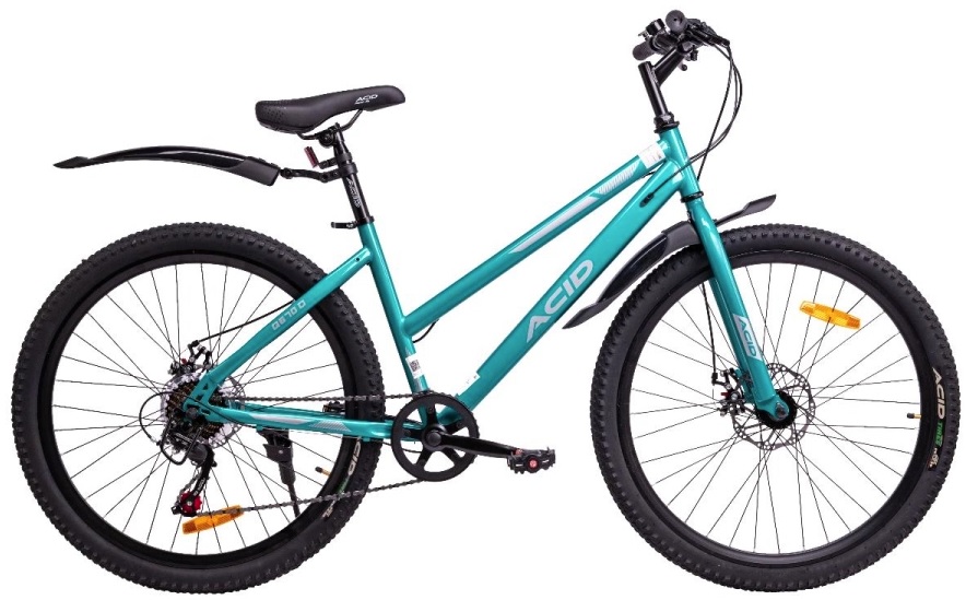 Велосипед ACID Q 670 D (26" 7 ск. рост. 14,5") Turquoise/Gray 2026