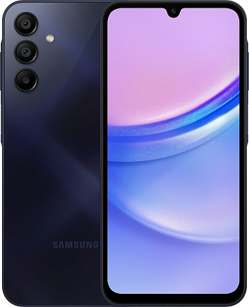 Смартфон Samsung SM-A155F Galaxy A15 8/256Gb темно-синий <2SIM 4G 6.5" 8х2ГГц 2340х1080 90Гц And14>