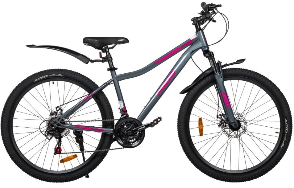 Велосипед ACID Q 750 D (27,5" 21 ск. рост. 16) Gray/Pink