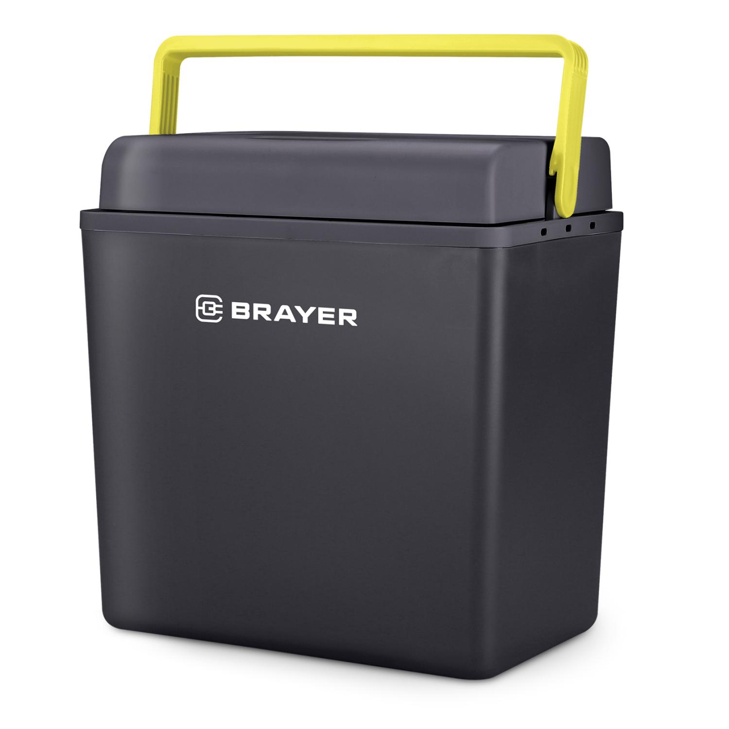 Автохолодильник Brayer 6331BR, 55 Вт, 20л, 24кг, нагрев до 50℃, охлад на 15℃ ниже окр,среды, AC/DC