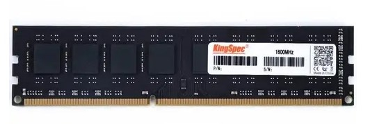 Модуль памяти DDR3 4096 Mb  1600 Mhz  (pc3-12800) Kingspec 1.35V