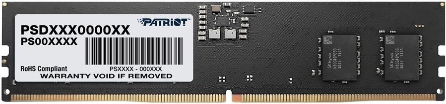 Модуль памяти DDR5  8Gb Patriot 5200MHz 