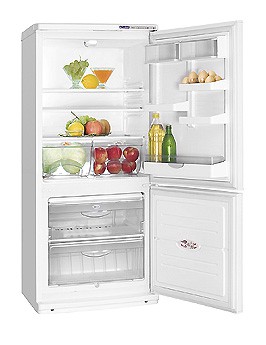 Холодильник 142 см Атлант ХМ 4008-022 (объем 163/63л, кл. А, 293 кВтч/г, 3кг/сутки, 60x63x142) белый