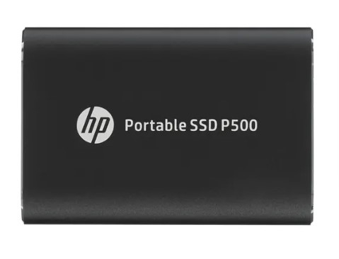 Внешний диск SSD 250GB HP P500 Series Black <7NL52AA> (USB 3.2 Type-C, up to 370/200Mbs, 100TBW)