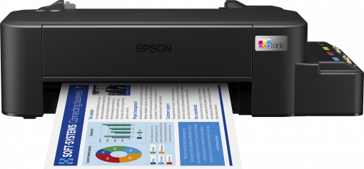 Принтер струйный EPSON L121 (СНПЧ, А4, 4цв, 9/4.8стр./м,720x720,USB 2.0,печать цветных документов)