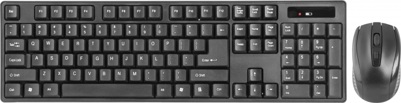 Клавиатура+Мышь беспроводные Defender C-915 , B (Черн)