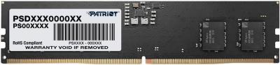 Модуль памяти DDR5  8Gb Patriot 5200MHz 