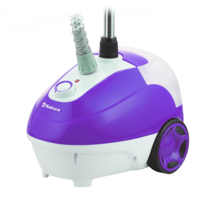 Отпариватель напольный Sakura SA-3900P бел/фиолет 1,5л 1700Вт