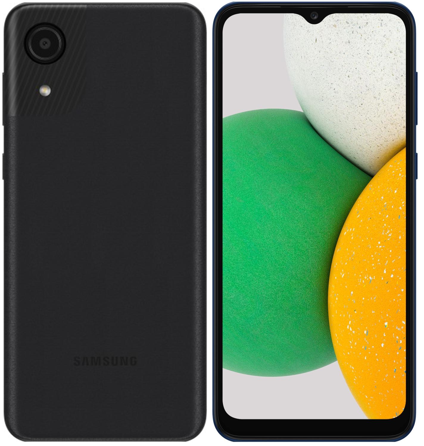 Смартфон Samsung SM-A032F/DS Galaxy A03 Core 2/32Gb черный <2SIM 4G 6.5