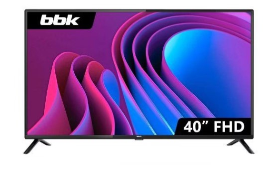Телевизор 40" BBK 40LEM-9101/FTS2C черный/FULL HD/DVB-T2/DVB-C/DVB-S2