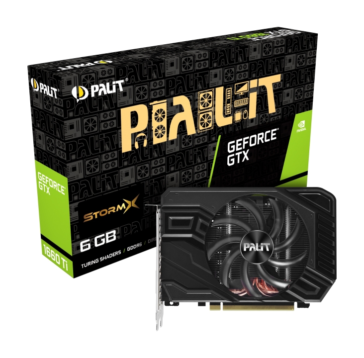 Видеокарта 6144Mb Palit GeForce GTX1660TI GDDR6 PA-GTX1660TI STORMX PALIT