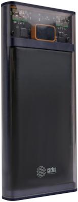 Внешний аккумулятор Cactus CS-PBFSTT-10000 10000mAh 2.1A 2xUSB-A/USB-C черный