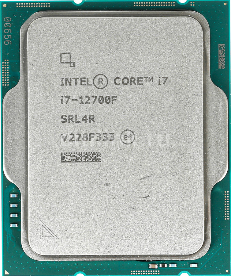 Процессор Intel Core i7-12700F OEM(12/20ядер,2.1-4.9ГГц,DDR4-3200/DDR5-4800,нет видео,65-180W) 1700