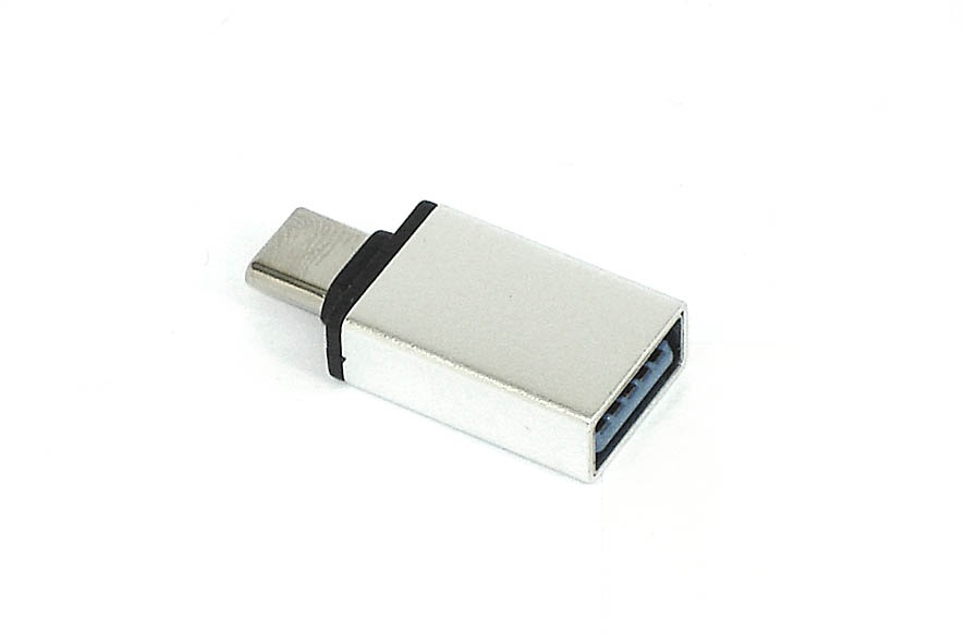 057509 Переходник Type-C на USB 3.0 OTG серебристый