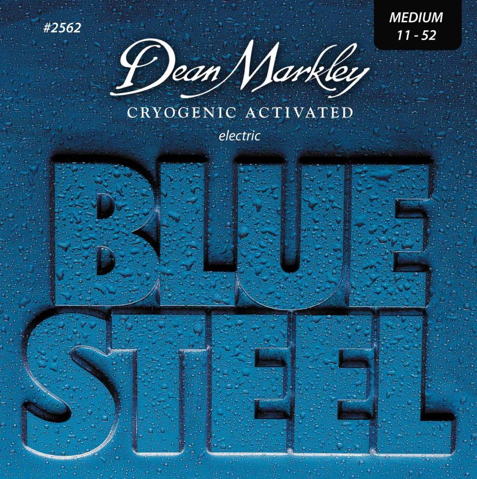 Струны для электрогитары DM2562 Blue Steel <никелированные, 11-52, Dean Markley>