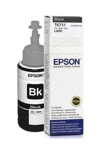 Картридж Epson Original T67314A/673198 Black для L800/L805/L810/L850/L1800 (70мл до 1900 фото 10х15)