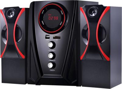 Колонка Ginzzu GM-407, Акустическая система 2.1, 40W/BT/USB/SD/FM/ДУ