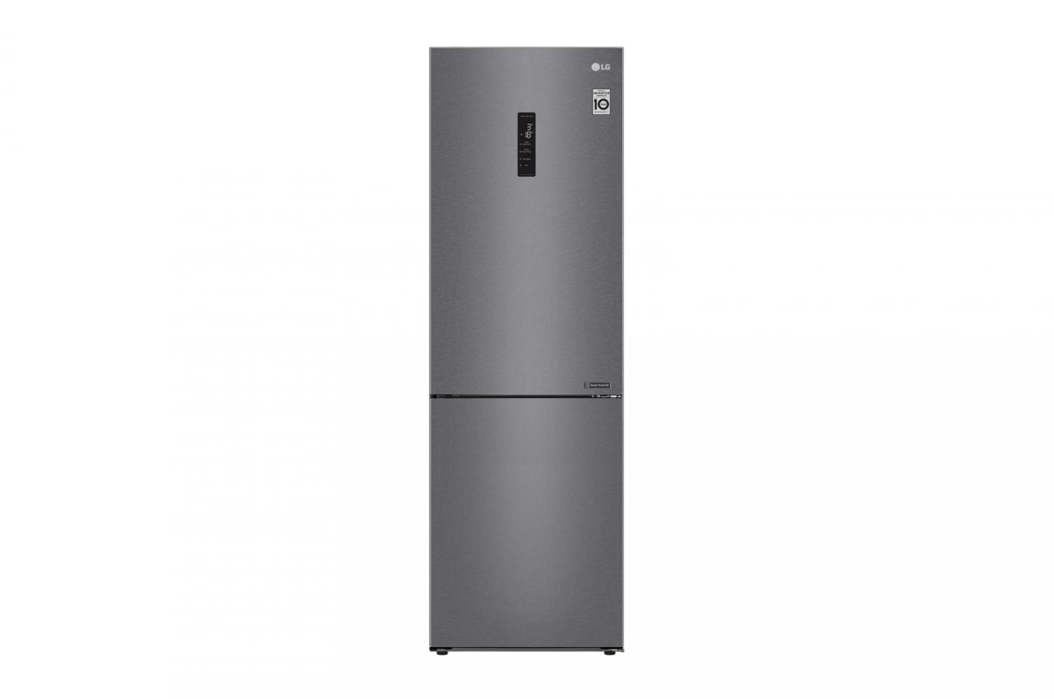 Холодильник 186 см LG GA-B459CLSL (234/107л,кл. А+,309 кВтч/г,12 кг/сут,60x68x186,NoFrost)графитовый