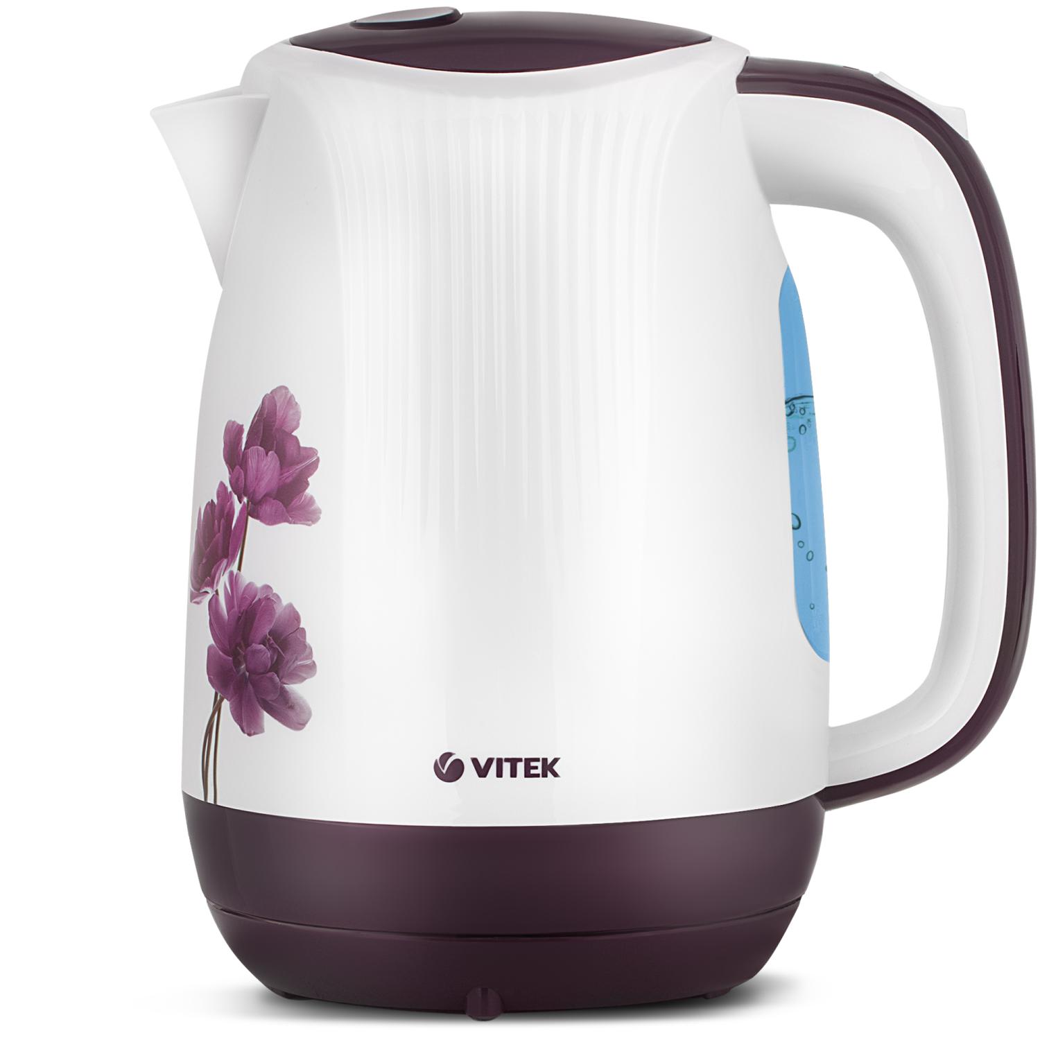 Чайник Vitek VT-7061, пластик, 2200 Вт, 1,7 л