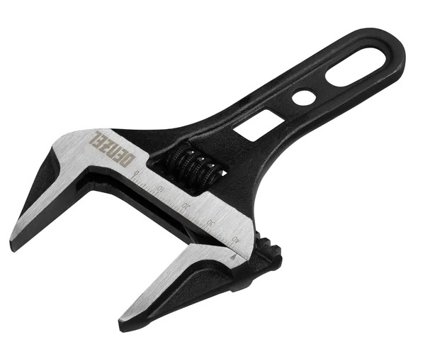 Ключ разводной Denzel 155 мм, CrV, кованый, укороченная рукоятка//15753