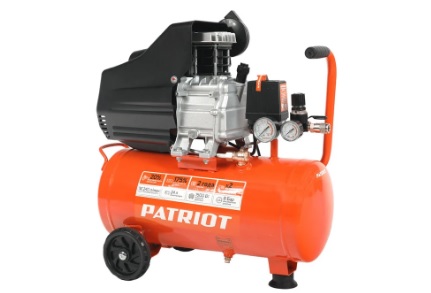 Компрессор Patriot Euro 50/260 К масляный 1800Вт, 260 л/мин, 2.5 л.с, ресивер 50 л, 8 бар, поршневой