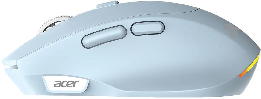 Мышь Acer OMR504 голубой оптич. 3200dpi silent беспров. BT/Radio USB 4but (ZL.MCE11.01E)