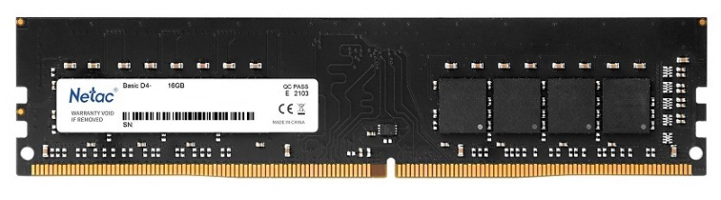 Модуль памяти DDR4_ 16Gb 2666MHz Netac