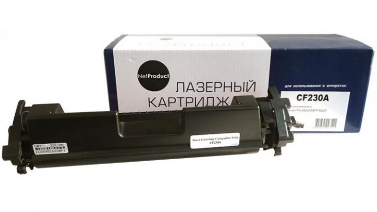 Картридж NetProduct HP CF230A для HP LJ M203/M227, 1,6K