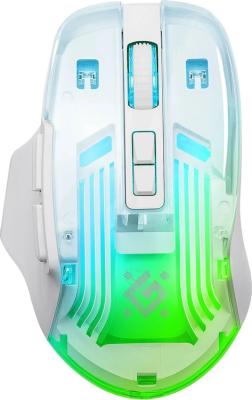 Мышь Defender Astro Elite GM-056 белый,7кн,2.4G,3200dpi,500мАч беспроводная игровая