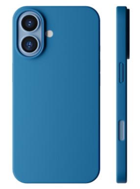 Чехол для Samsung Galaxy A07 синий, накладка Krutoff Silicone Case, 659103