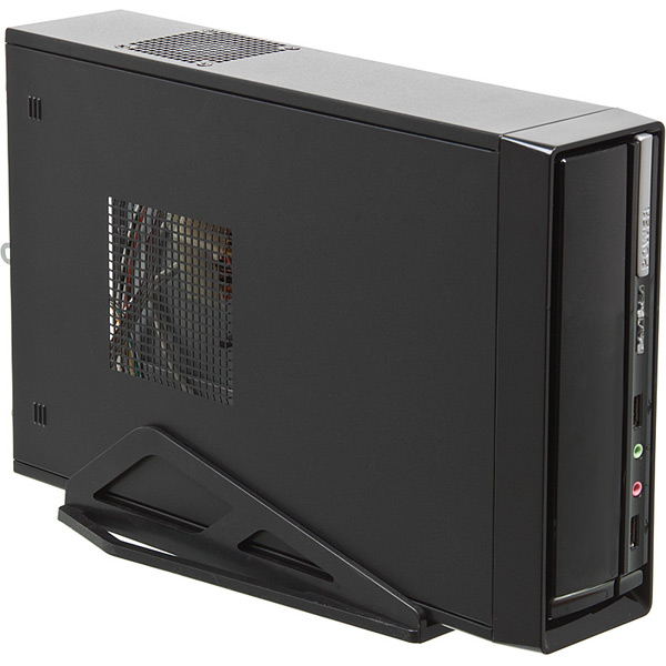 Корпус mini-ITX Linkworld 820-02B +card reader (5,25"*1(12.9mm)/3,5"*1/USB 2.0x2/audio/65W)Black