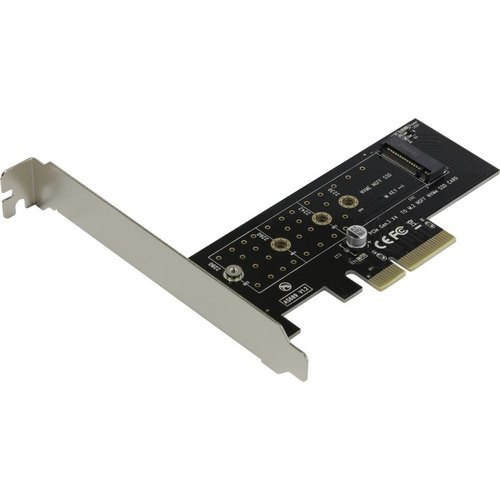Адаптер AgeStar AS-MC01 PCI-E для M.2 NGFF SSD (M.2 22x30,22x42,22x60,22x80мм,PCI-E X4 / X8 / X16)