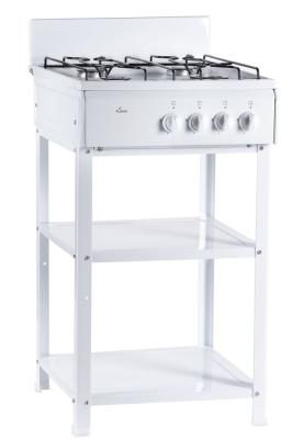 Плита газовая Flama AVG 1402 W белый (ШхВхГ: 50х85х58 см)