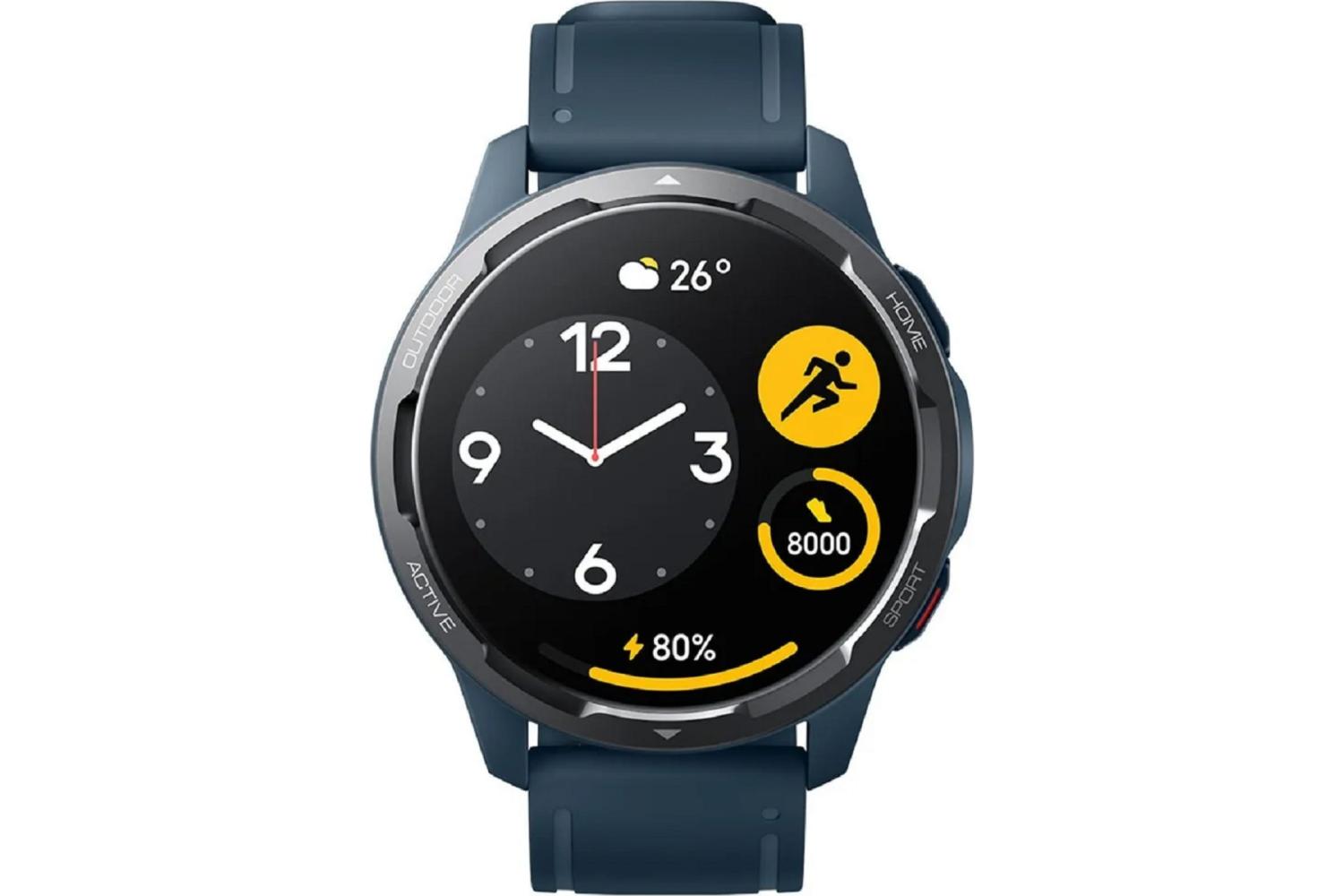 Смарт-часы Xiaomi Watch S1 Active GL (Ocean Blue) <1,43" AMOLED 466Х466,BT5.2,GPS,GLONASS,SpO2,470м>