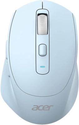 Мышь Acer OMR504 голубой оптич. 3200dpi silent беспров. BT/Radio USB 4but (ZL.MCE11.01E)
