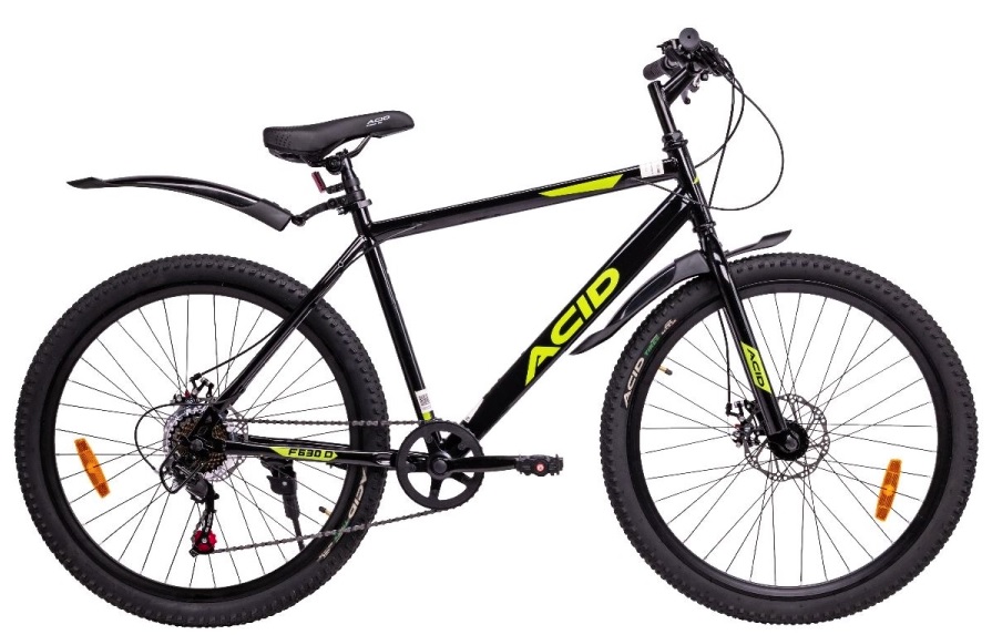 Велосипед ACID F 630 D (26" 7 ск. рост. 19") Black/Green