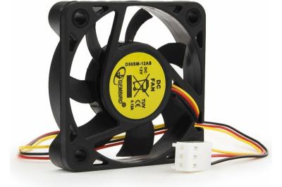 Вентилятор  50x50x10 (D50SM-12AS, втулка, 3 pin, провод 25 см)