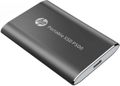 Внешний диск SSD 500GB HP P500 Series Black <7NL53AA> (USB 3.2 Type-C, up to 370/200Mbs, 300TBW)